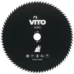 Lame De Coupe Débroussailleuse - 80 Dents - Diamètre 255 Mm Alesage 25.4