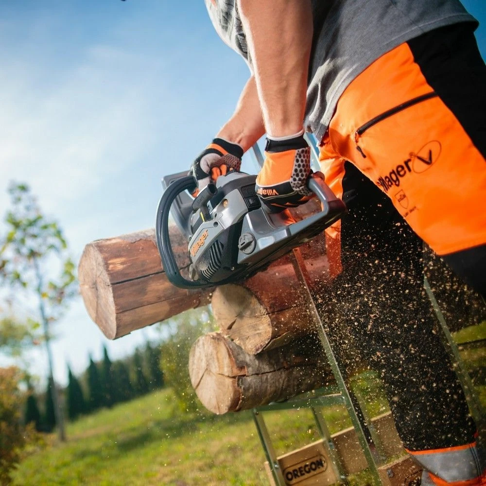 Tronçonneuse élagueuse Thermique 1,4cv 29cc Guide Oregon 30 Cm Anti-vibration Villager Vgs 3011pe – Image 4