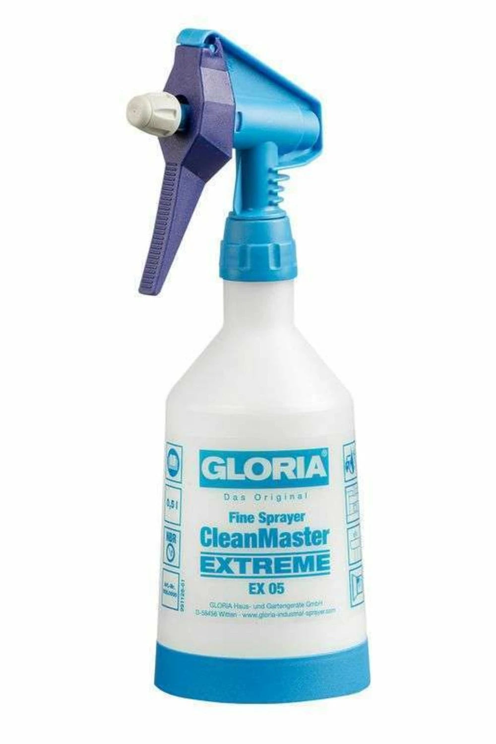 Gloria Pulvérisateur Fin à Gachette Cleanmaster Extreme Ex05 - 0,5 L