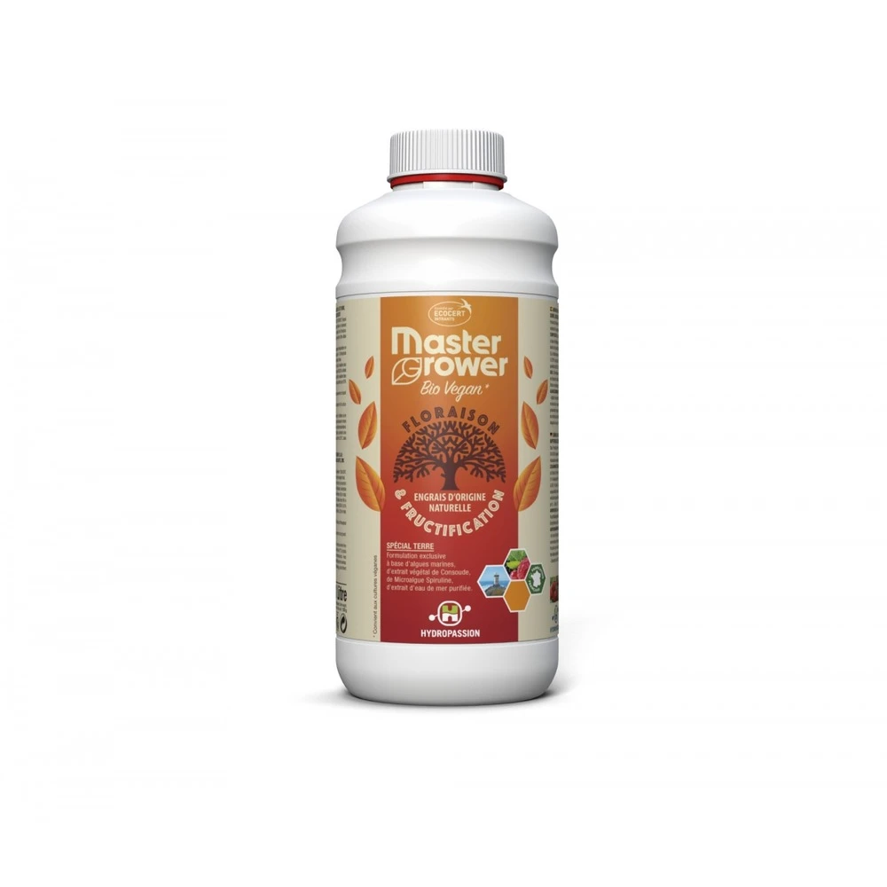 Engrais Bio Vegan Bloom 1 Litre Master Grower – Image 2