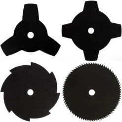 Lot De 4 Lames Pour Débroussailleuse Et Multifonction 4 En 1