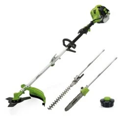 Débroussailleuse Thermique 4en1 33 Cm³ Taille Haies Coupe Bordures Elagueuse Vito