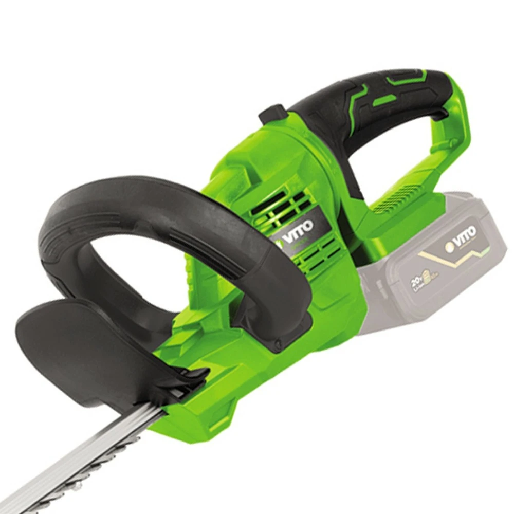 Taille Haies Sans Fil 20v Lame 51cm + Batterie Lithium 4ah + Chargeur Rapide Vito Ego Li – Image 2