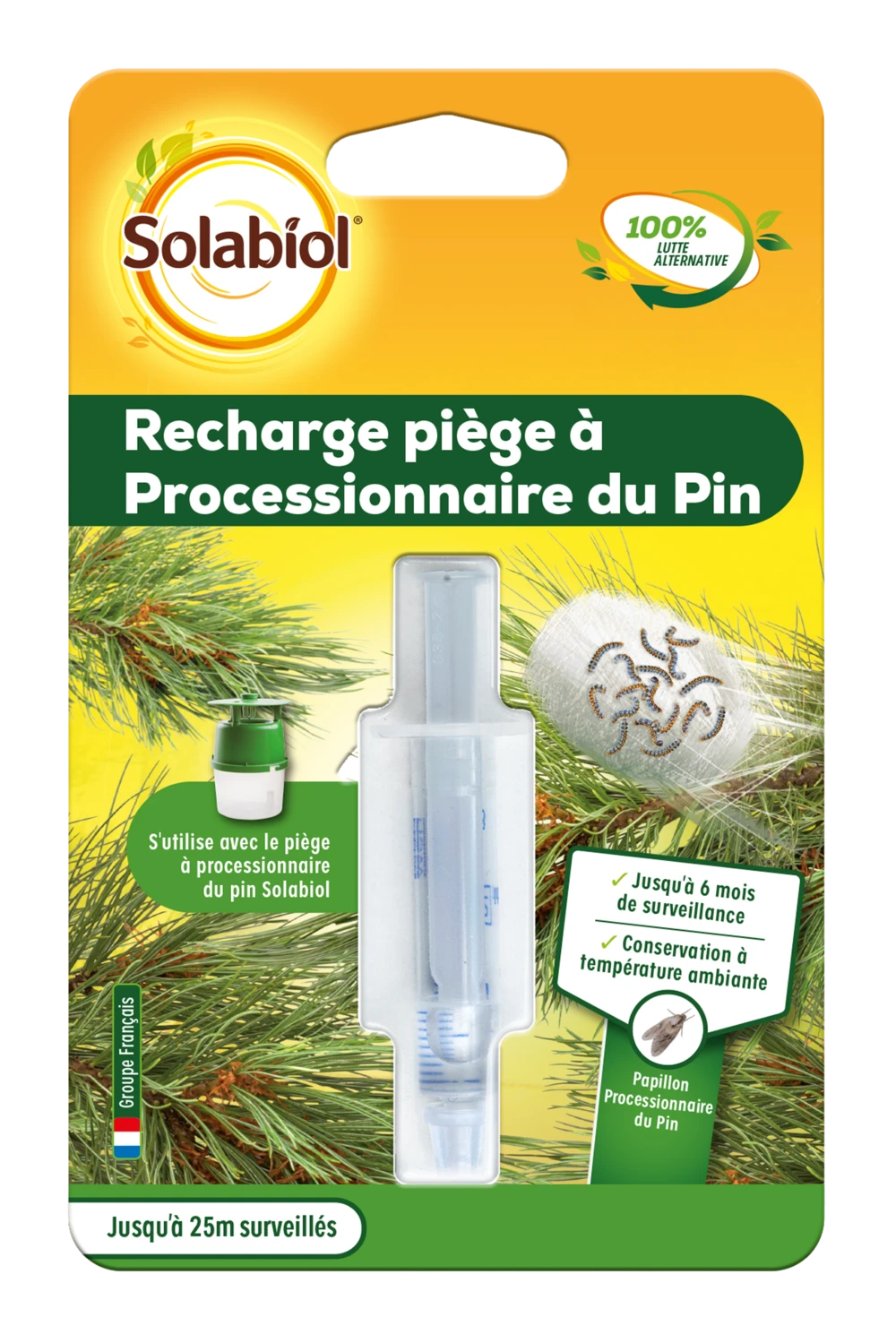 Solabiol Sorecpin | Recharge Pour Le Piège à Processionnaire Du Pin | Utilisabl