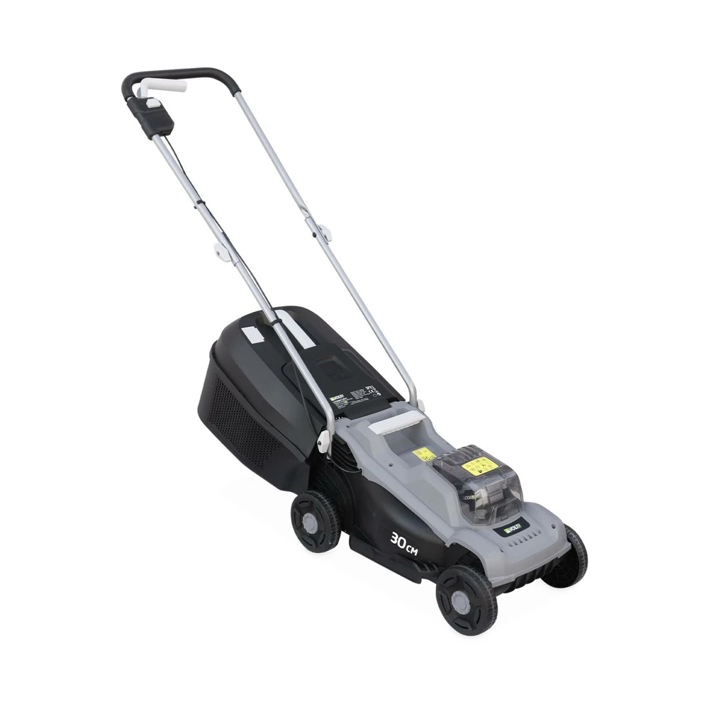 Voltr - Tondeuse à Gazon Sans Fil 30cm Batterie 20v Lithium 4ah Et Chargeur + Débroussailleuse Sans Fil ø25cm Avec Batterie Lithium – Image 2
