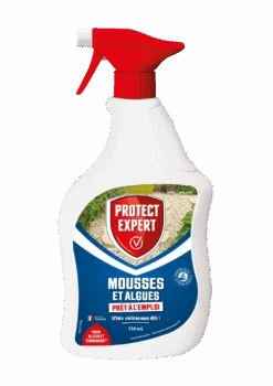 Produrpal750| Désherbant Anti Mousse Anti Algues | 750 Ml | Effets Vis