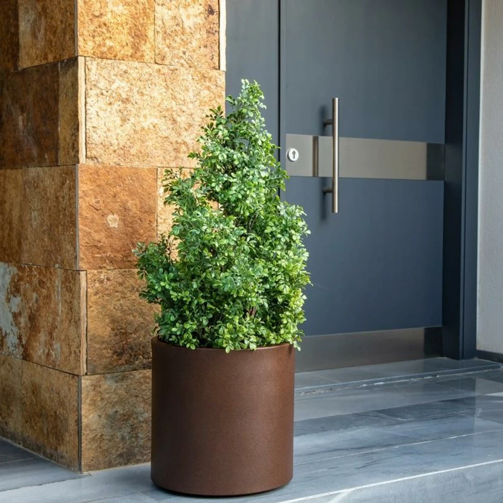 Pot De Fleurs Hortensia 80 ø80x80cm - Anthracite – Image 3