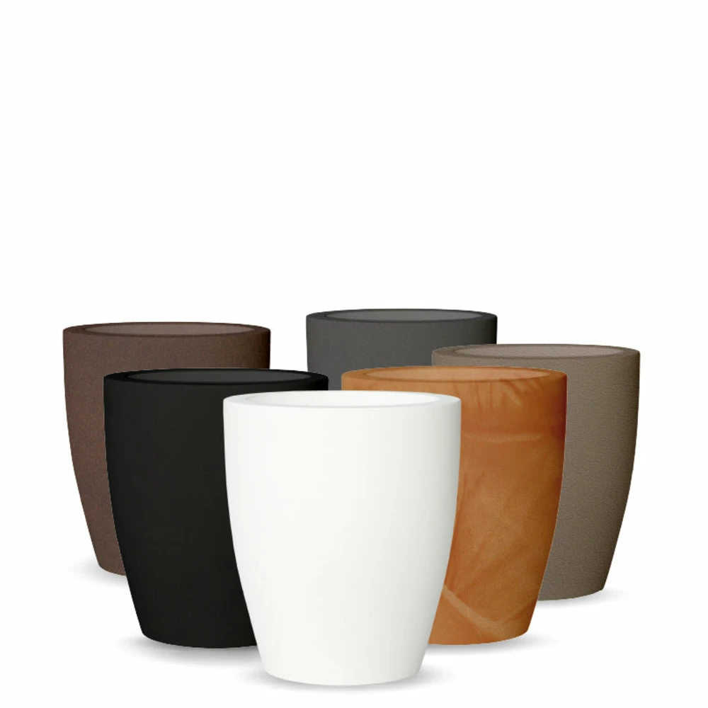 Pot De Fleurs Violeta 55 Noir Opaque ø55x60cm – Image 4