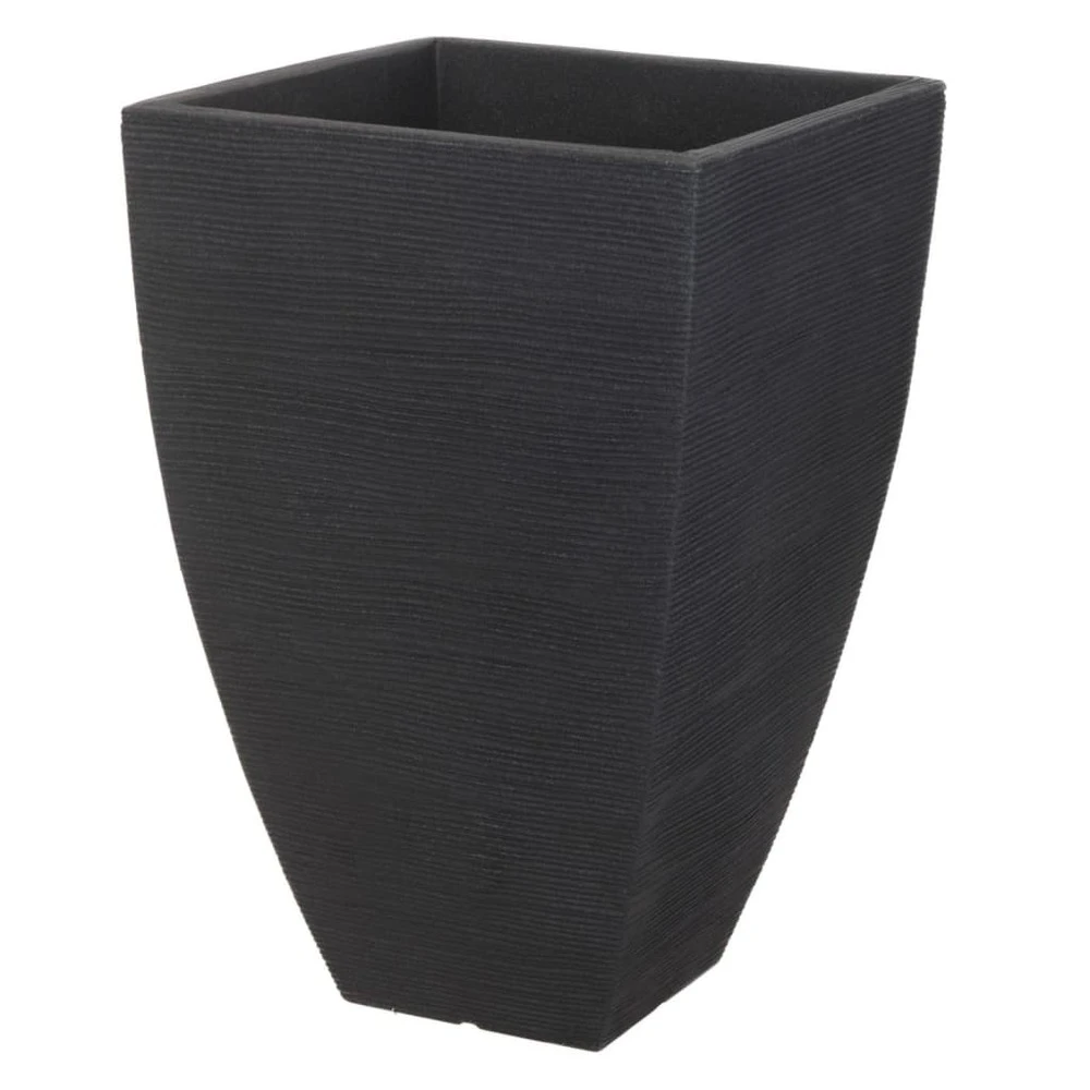 Progarden Pot à Fleurs Nervuré Quadrilatéral 43 Cm Anthracite – Image 2