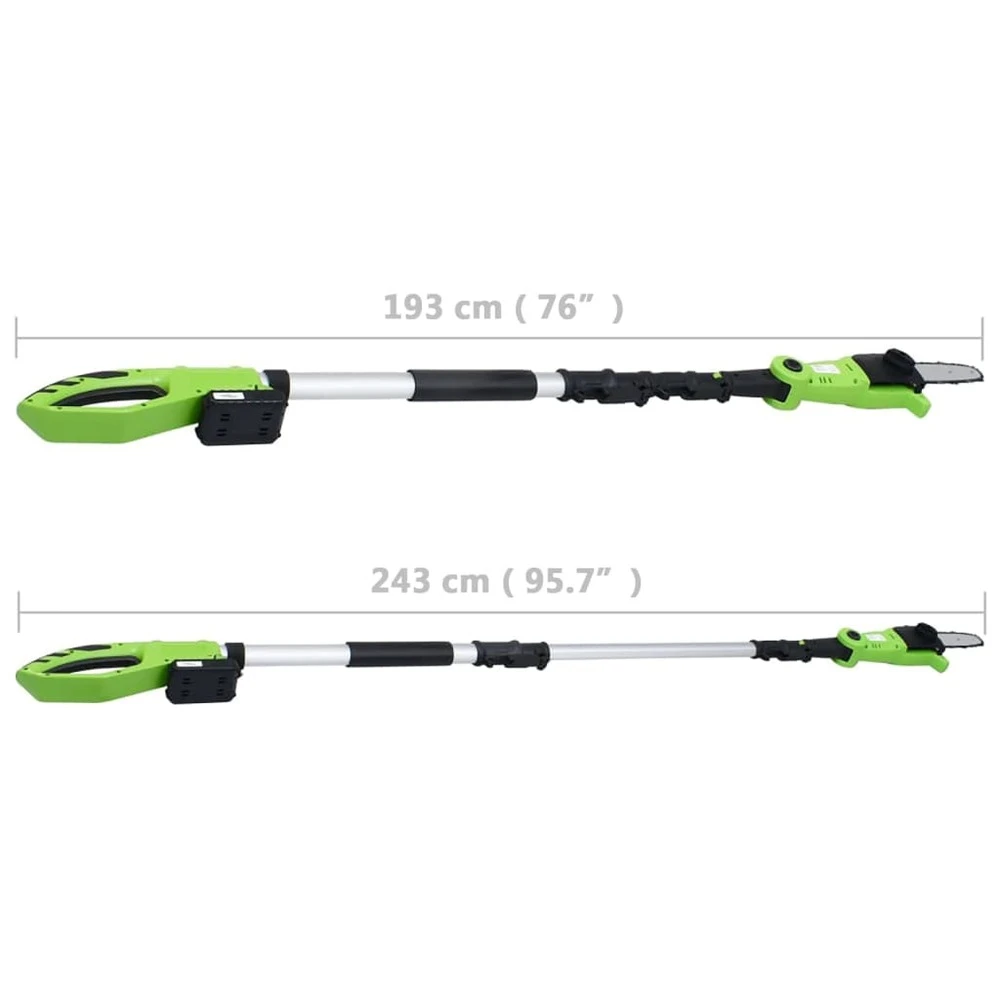 VIDAXL Scie à Perche Sans Fil Avec Bloc-piles 20v 1500 Mah Li-ion – Image 7