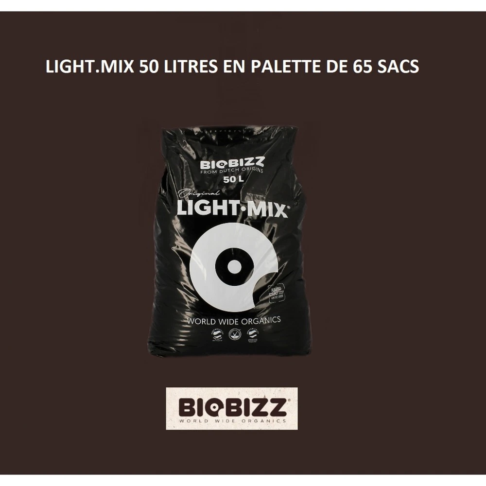 Light Mix 50 Litres Biobizz En Palette De 65 Sacs