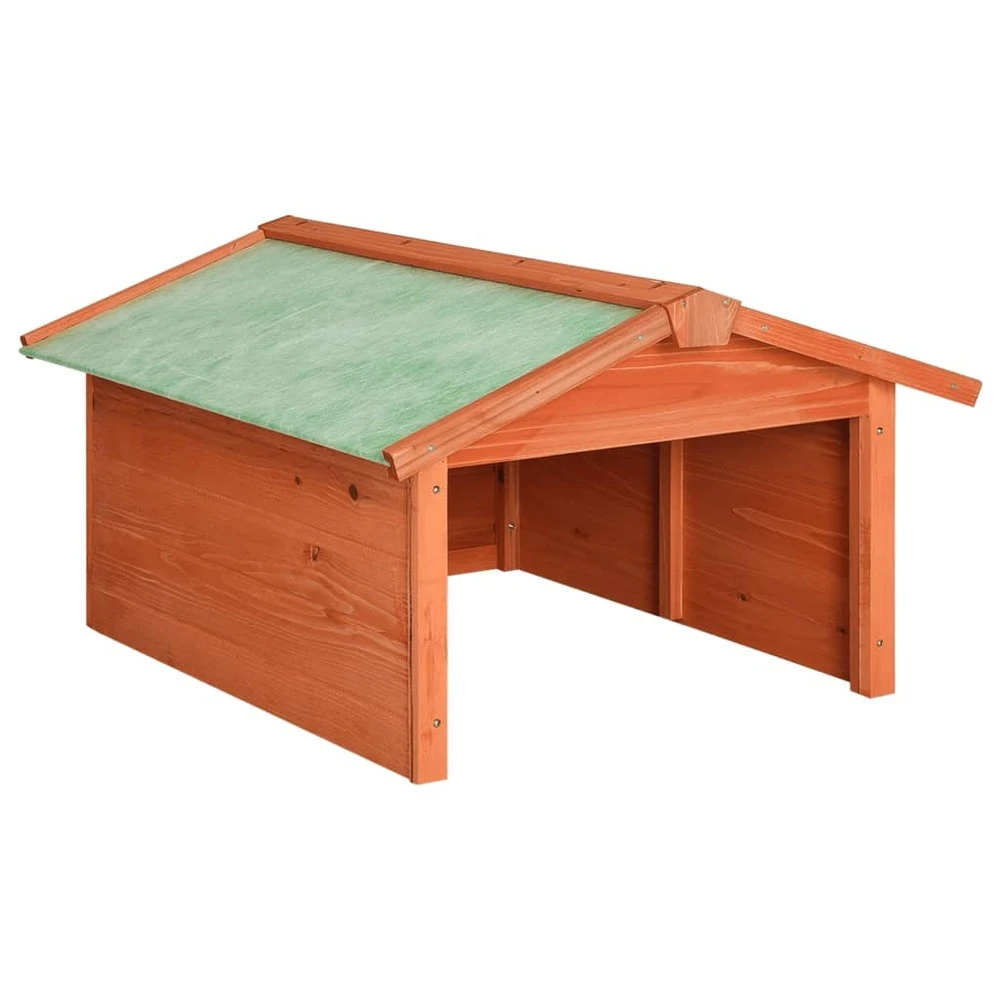 VIDAXL Garage De Tondeuse Ă Gazon 72x87x50 Cm Bois De Sapin Solide