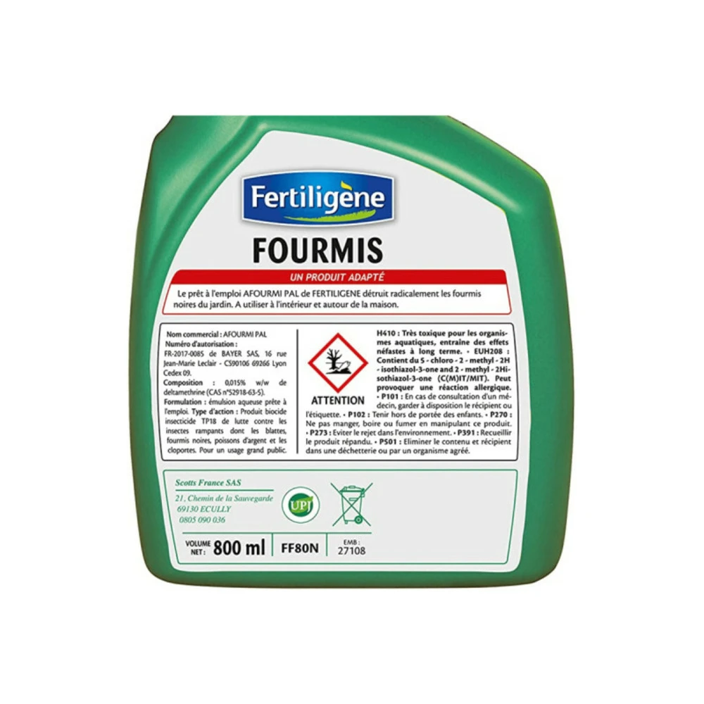 Insecticide Anti-fourmis Fertiligène - 800ml – Image 2