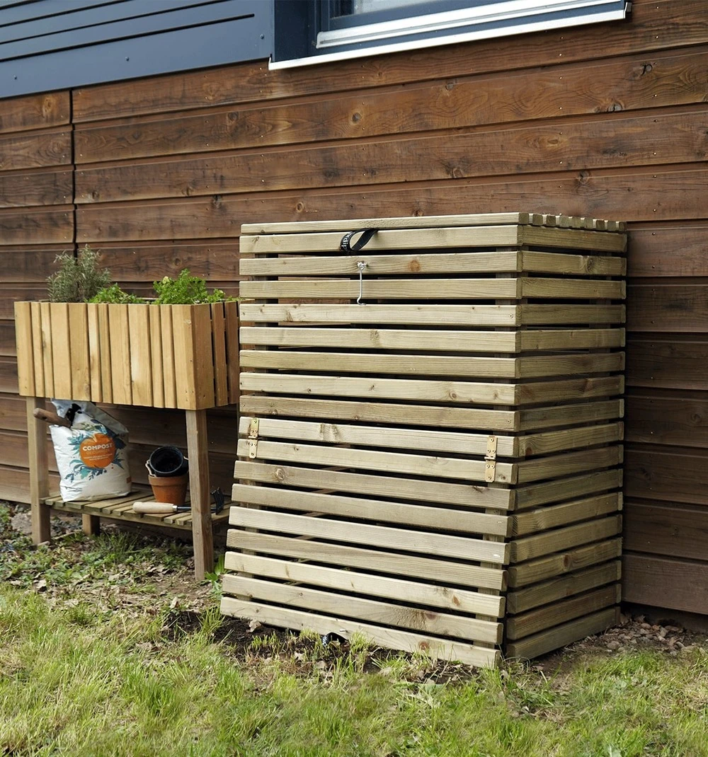 Composteur En Bois Avec Trappes - 320 L - Küb – Image 4