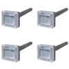 VIDAXL Kit 4 X Solaire énergie Anti Chasse De Rongeurs