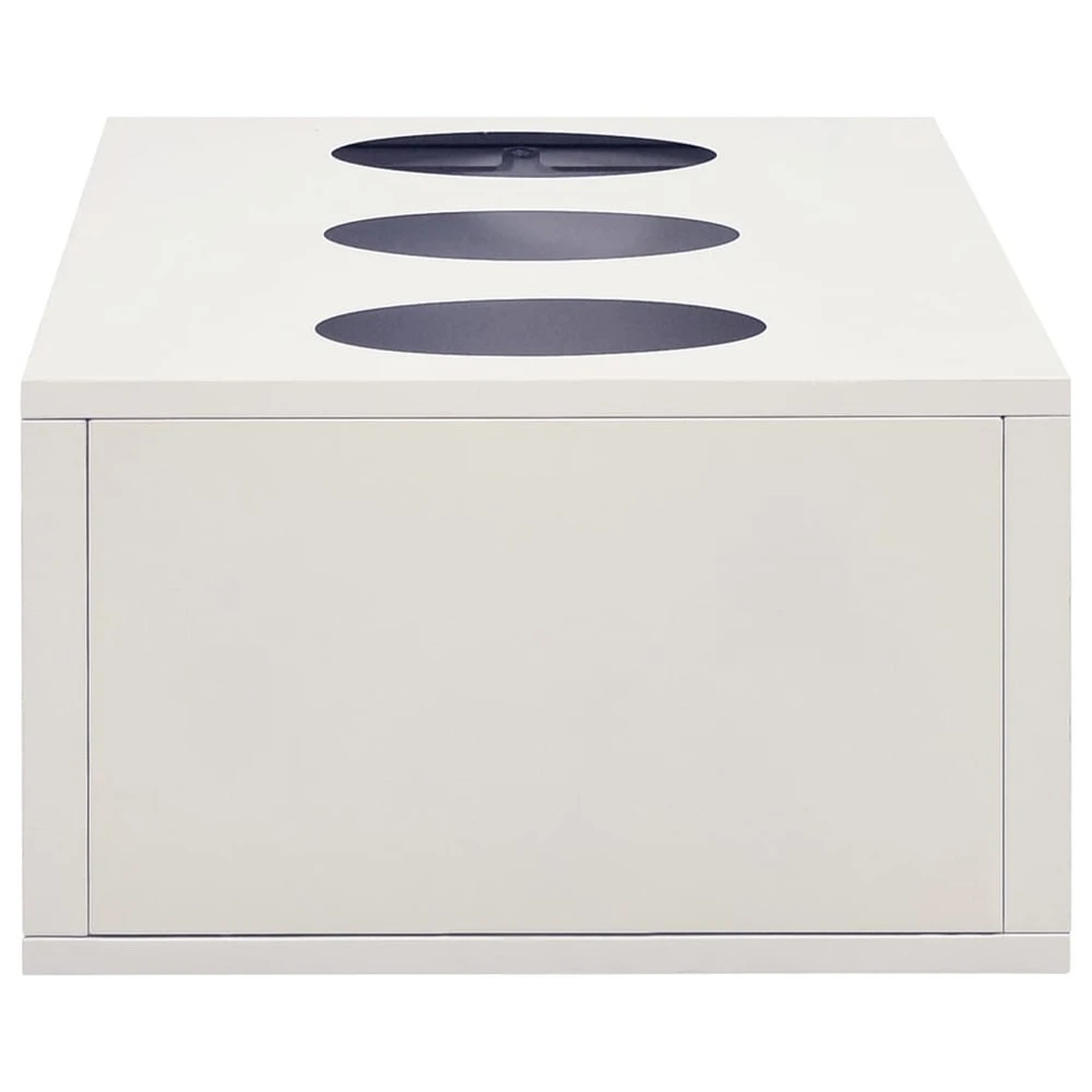 VIDAXL Boîte à Fleurs De Bureau Gris Clair 90x40x23 Cm Acier – Image 4