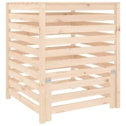 VIDAXL Composteur 82,5x82,5x99,5 Cm Bois Massif De Pin