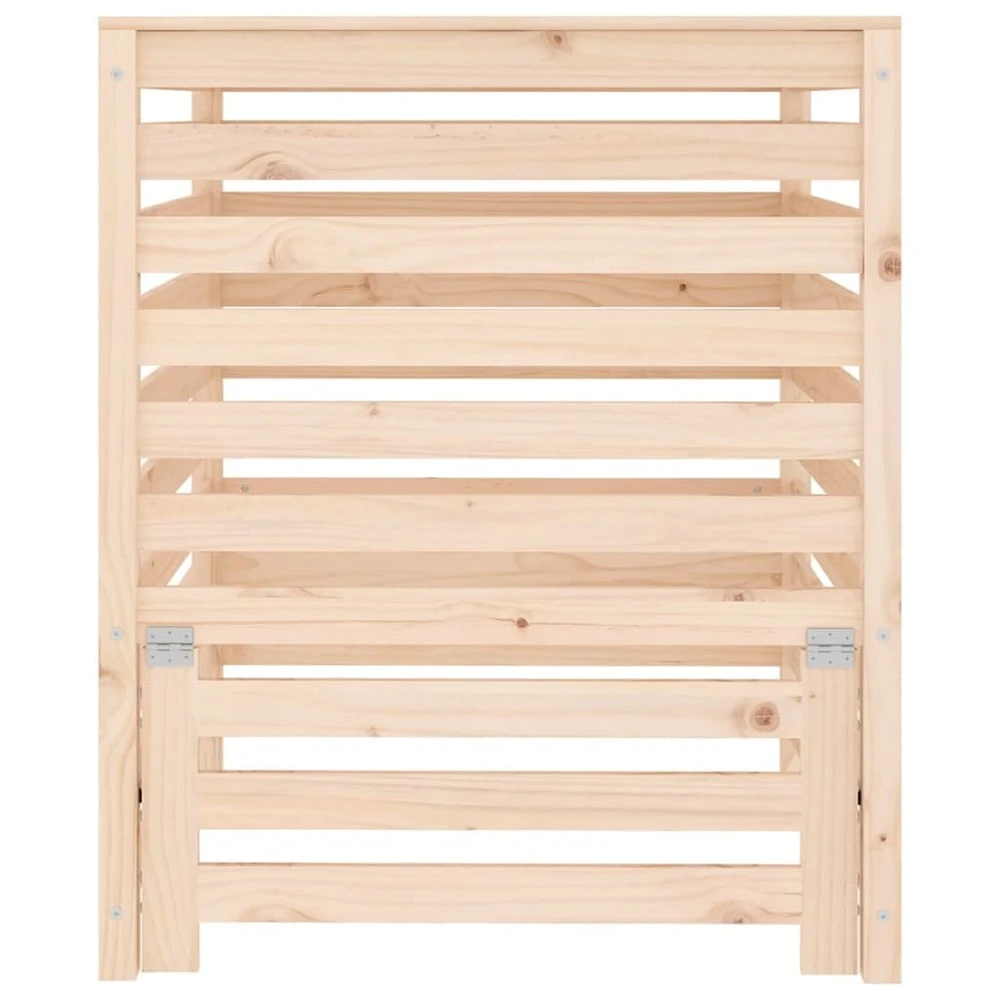 VIDAXL Composteur 82,5x82,5x99,5 Cm Bois Massif De Pin – Image 5