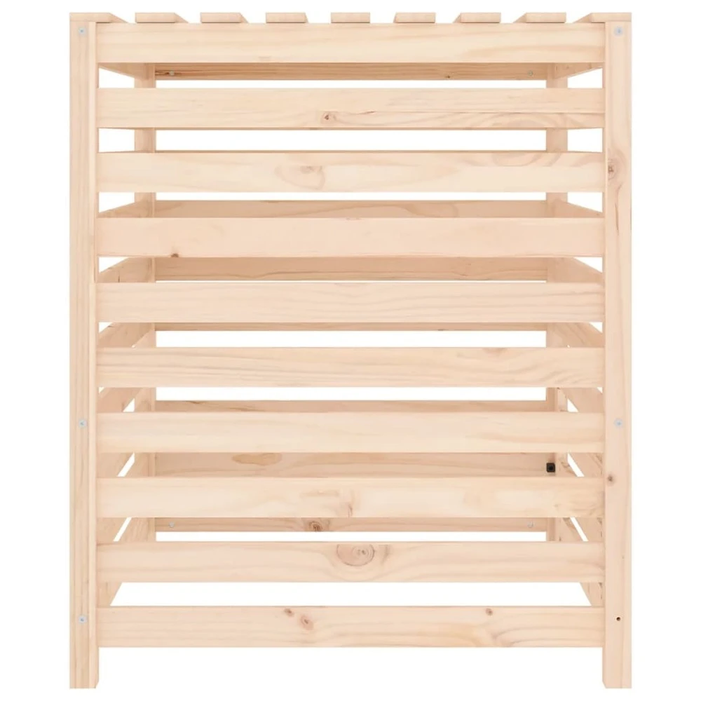 VIDAXL Composteur 82,5x82,5x99,5 Cm Bois Massif De Pin – Image 7