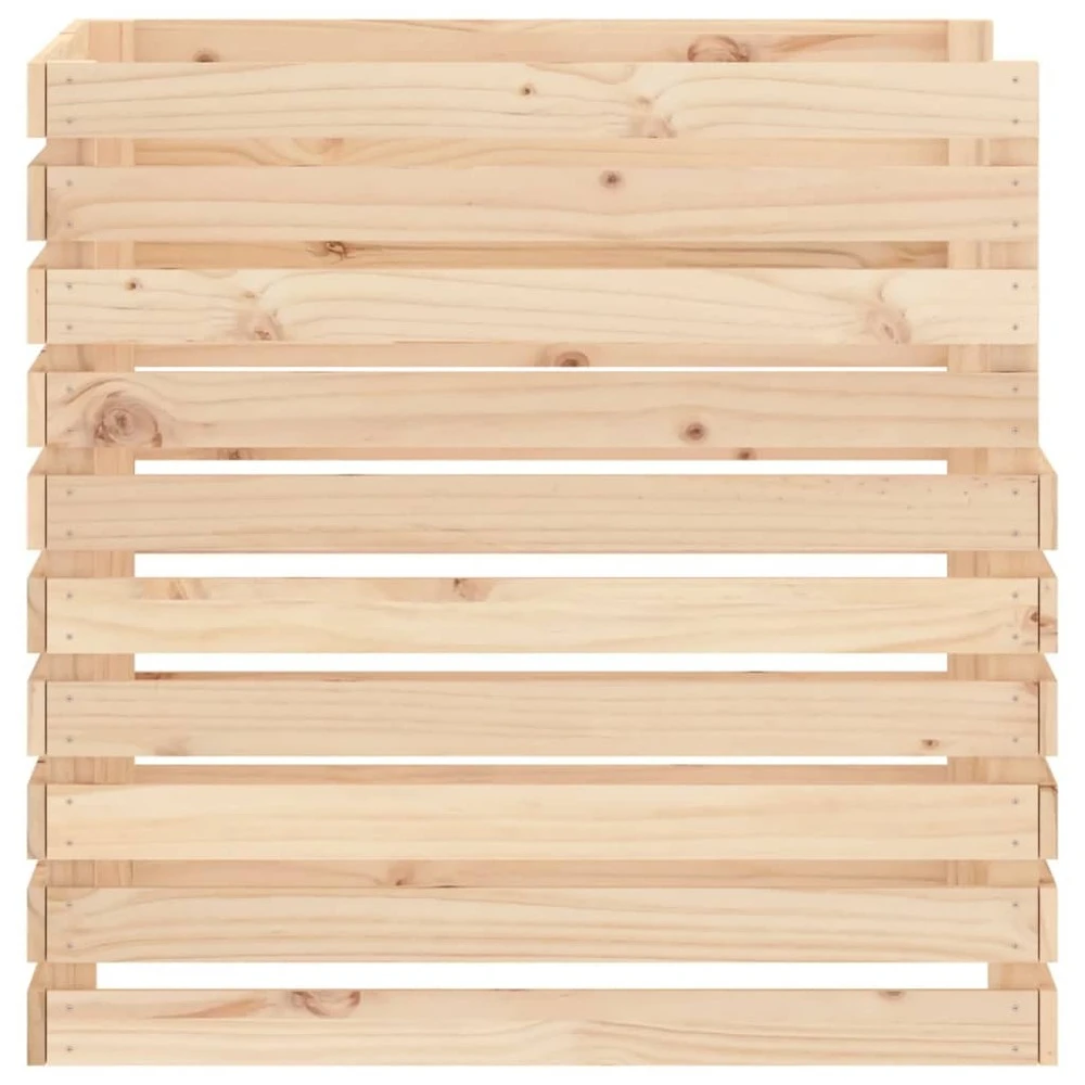 VIDAXL Composteur 80x80x78 Cm Bois Massif De Pin – Image 6