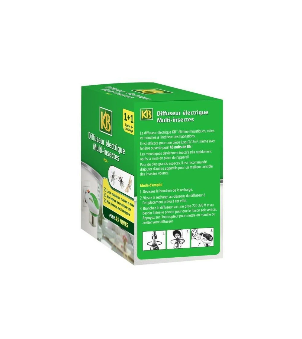 Diffuseur Electrique Multi-insectes + Recharge - 35 Ml – Image 2